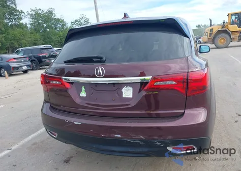 2015 Acura Mdx Technology Package from USA, damaged, VIN 5FRYD4H47FB012676